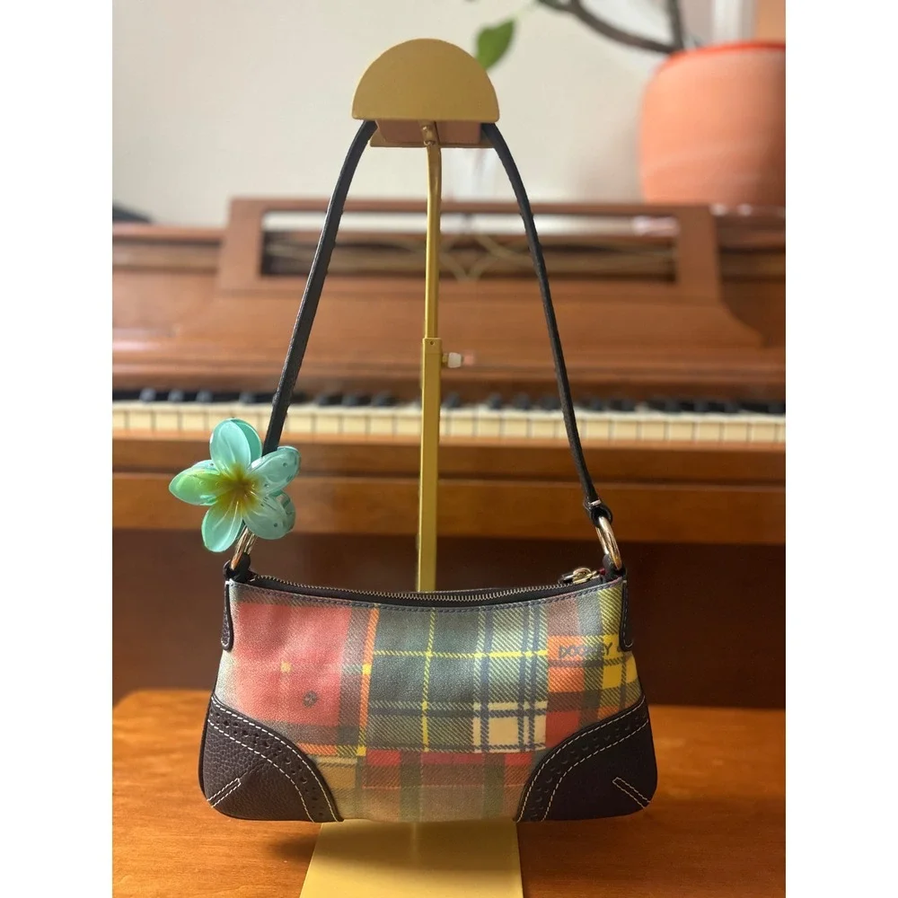 Dooney & Bourke Tartan Plaid Mini Shoulder Bag Y2K Like‎ New NWOT